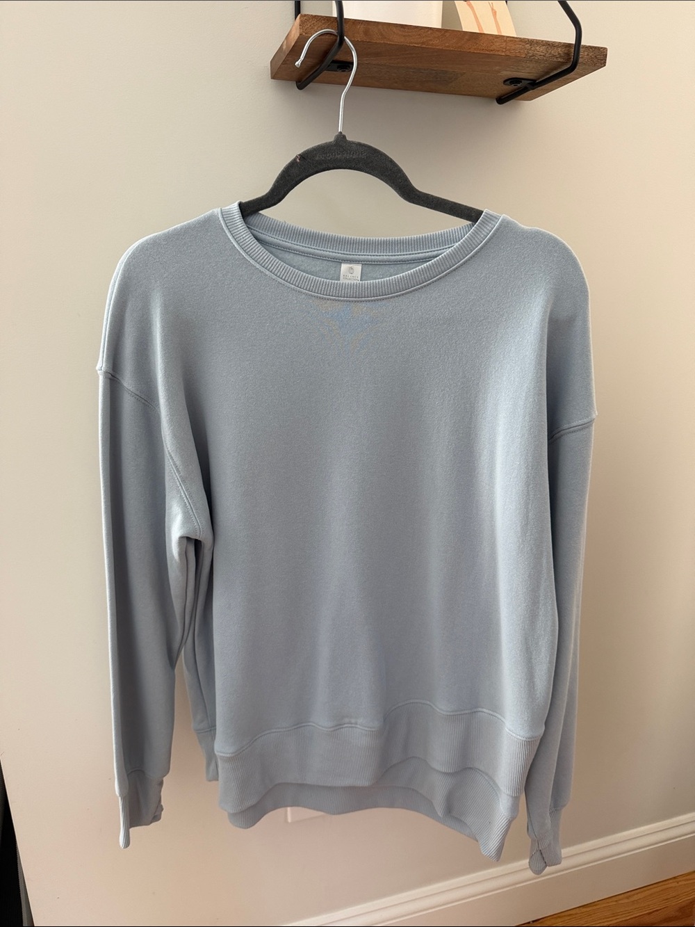 Balance Collection Light Blue Crewneck Sweatshirt